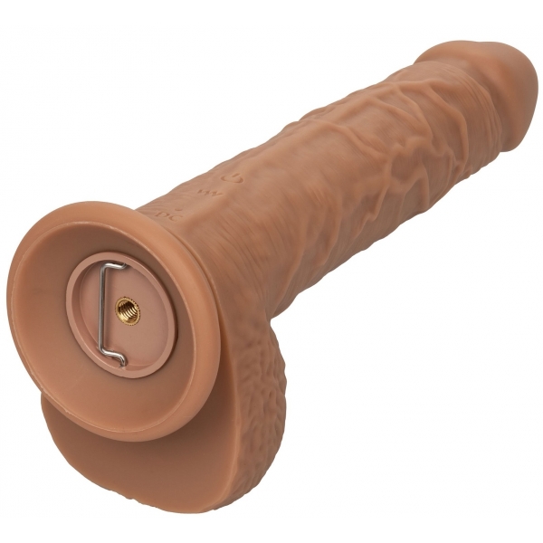 Dildo Vibratório Fuck Squirting 17 x 4,2cm Castanho