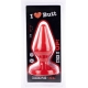 Plug anal CLASSIC XL I Love Butt 17 x 7.5 cm Rouge