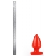 Plug Fat S Ik hou van kont 11 x 6 cm Rood