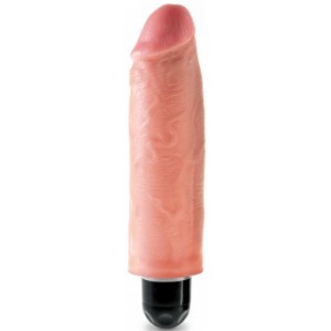 King Cock Consolador vibrador King Cock Stiffy 15 x 4 cm Carne