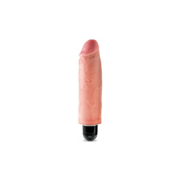 Consolador vibrador King Cock Stiffy 15 x 4 cm Carne