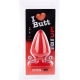 Plug anal FAT M I Love Butt 14 x 7.5 cm Rouge