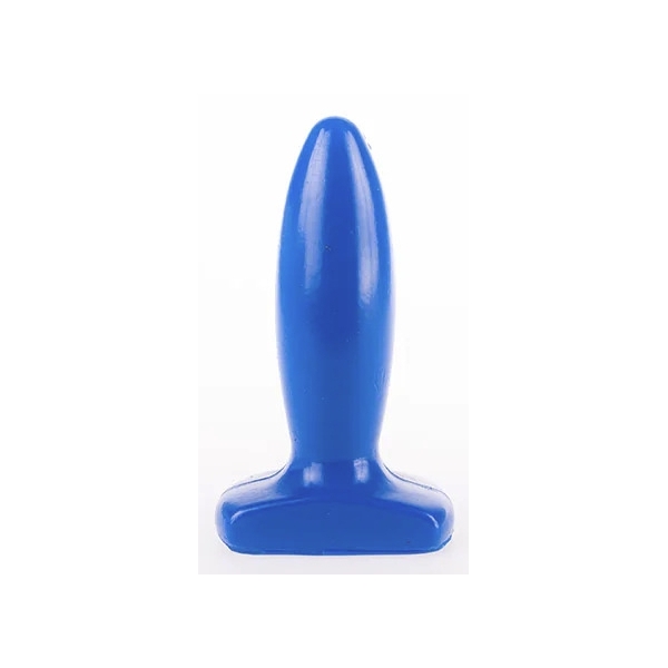 Plug anal SLIM M I Love Butt 11 x 3.7 cm Bleu