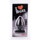 Plug Spade M I Love Butt 11 x 6,7 cm Nero