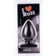 Plug anal SPADE L I Love Butt 15 x 9 cm Noir