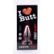 Plug anal CLASSIC XS I Love Butt 9 x 3 cm Noir