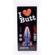 Plug Classic XS I Love Butt 9 x 3 cm Bleu