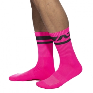 Addicted Ad Neon Roses Socks