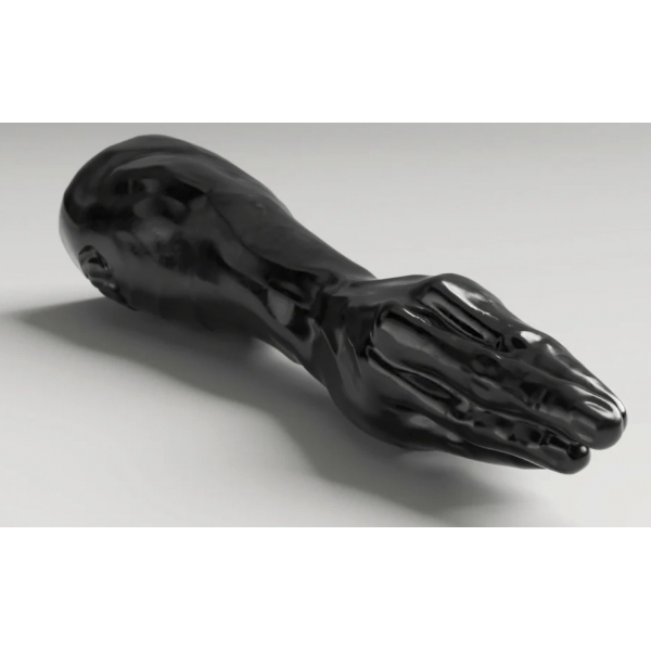 Dildo ABS14 Bico de peito Preto Esteroide 33 x 10cm