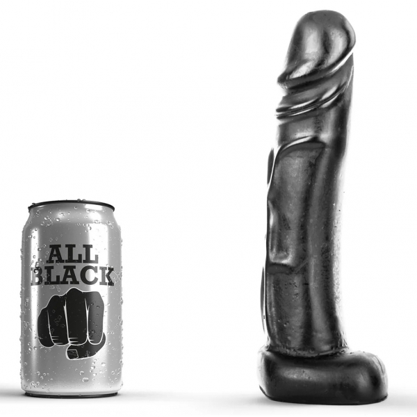 Dildo AB02 Mark All Black 19 x 4.5cm