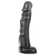 Dildo AB02 Mark Helemaal Zwart 19 x 4,5cm