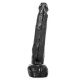 Dildo AB04 Louis Helemaal zwart 17 x 3.5cm