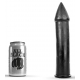 Dildo AB09 Torpedo All Black 23 x 5.5cm