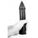 Dildo AB09 Torpedo All Black 23 x 5.5cm