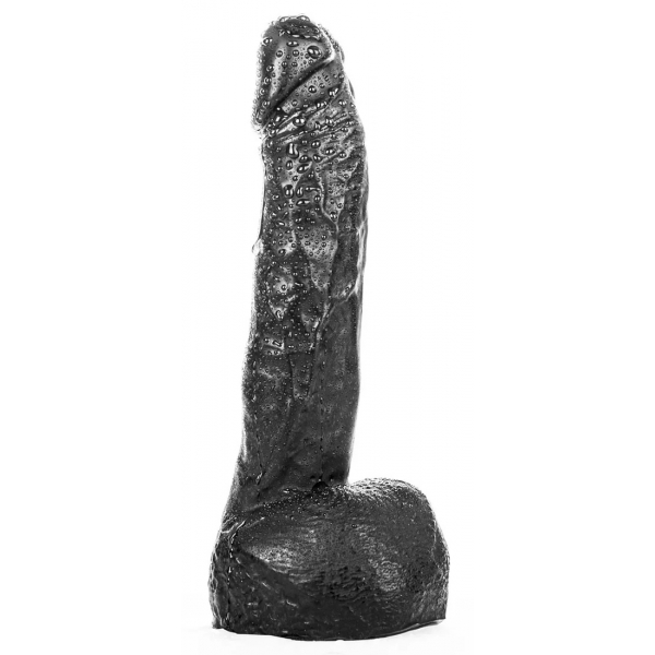 Dildo AB11 Karl Helemaal Zwart 16 x 4,5cm