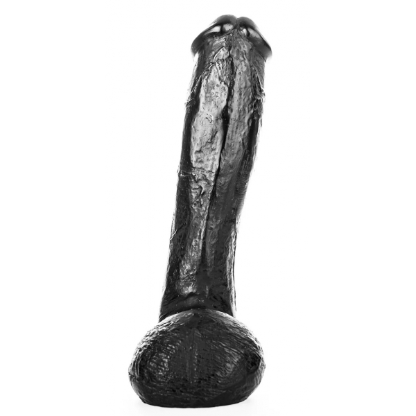 Dildo AB14 Vince helemaal zwart 18 x 5,2cm