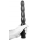 Dildo AB16 steel helemaal zwart 28 x 4cm