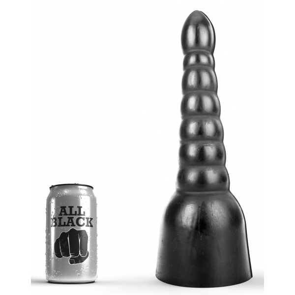 Dildo AB17 Bole All Black 22 x 6.5cm