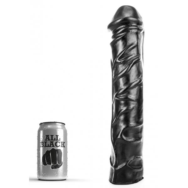 Dildo AB19 Sleep helemaal zwart 29 x 7,5cm