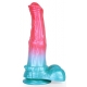 Alien Beast Cyan Rainbow 9.3" Dildo - B