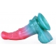 Alien Beast Cyan Rainbow 9.3" Dildo - B