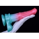 Alien Beast Cyan Rainbow 9.3" Dildo - B