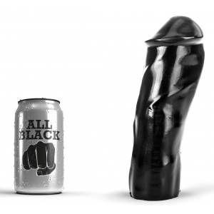 All Black Dildo AB47 Grote Dong Helemaal Zwart 18 x 6,5cm