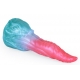 Alien Beast Cyan Rainbow 8.2" Dildo - D