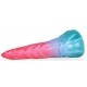 Alien Beast Cyan Rainbow 8.2" Dildo - D