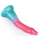 Alien Beast Cyan Rainbow 9.8" Dildo - E