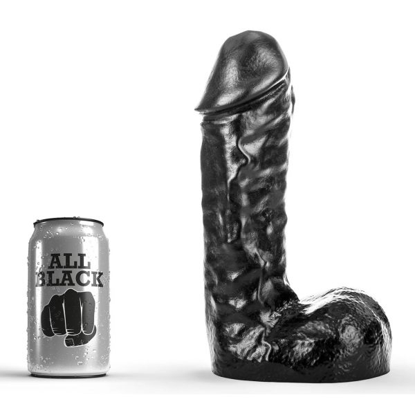 Dildo AB65 Pete All Black 20 x 6cm