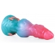 Alien Beast Cyan Rainbow 7.3" Dildo - G