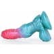 Alien Beast Cyan Rainbow 9.4" Dildo - H