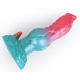 Alien Beast Cyan Rainbow 7.7" Dildo - J