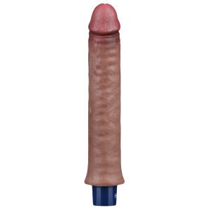 LoveToy Consolador vibrador Softee Wizz 21 x 4 cm Marrón