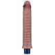 Dildo vibratório Softee Wizz 21 x 4cm Castanho