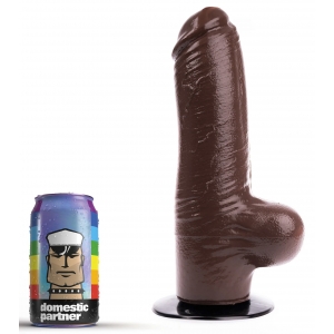 Domestic Partner Dildo DP89BR Funker XL 18 x 7,3 cm Bruin