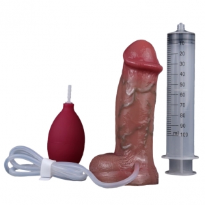 RealCockz Skinnier Ejakulator Dildo 12.5 x 4.5cm Braun