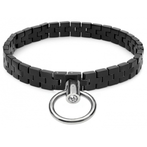 Black Label WATCHBLACK Verstelbare halsband van gaas