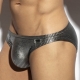 Art Deco Silver Briefs