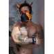 Masque Poundtown Pup Breedwell Noir-Orange