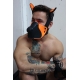 Masque Poundtown Pup Breedwell Noir-Orange