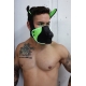 Poundtown Pup Breedwell Maschera nero-verde