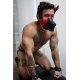 Poundtown Pup Breedwell Maschera nero-rossa