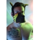 Poundtown Pup Breedwell Maske Schwarz-Gelb