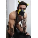 Poundtown Pup Breedwell Mask Black-Yellow