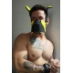 Poundtown Pup Breedwell Maske Schwarz-Gelb