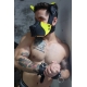 Poundtown Pup Breedwell Maske Schwarz-Gelb