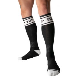 Hohe Socken Identity Top Schwarz