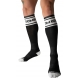 Identity Bottom High Socks Black